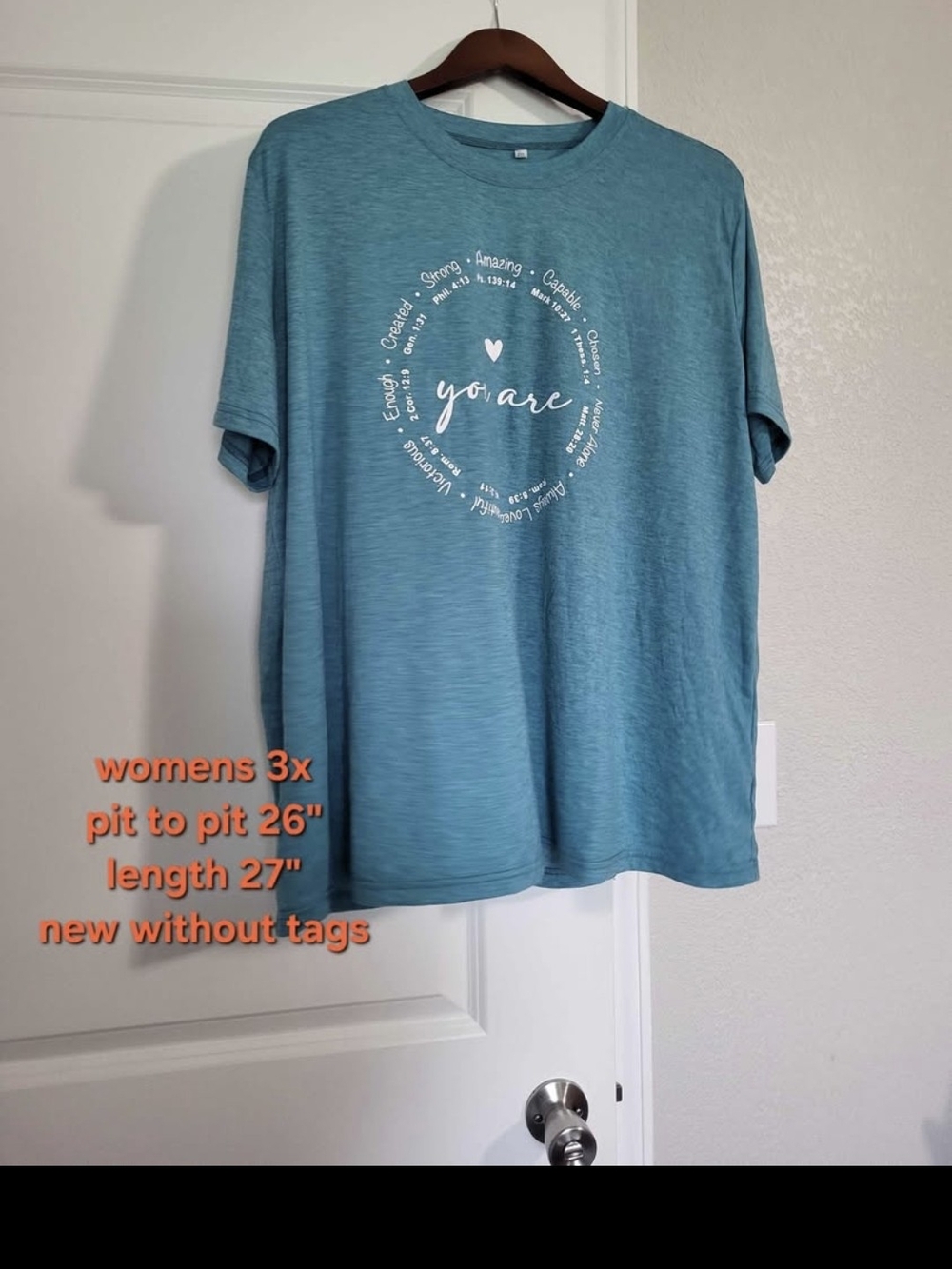 You Are Graphic Short Sleeve Tee - Teal